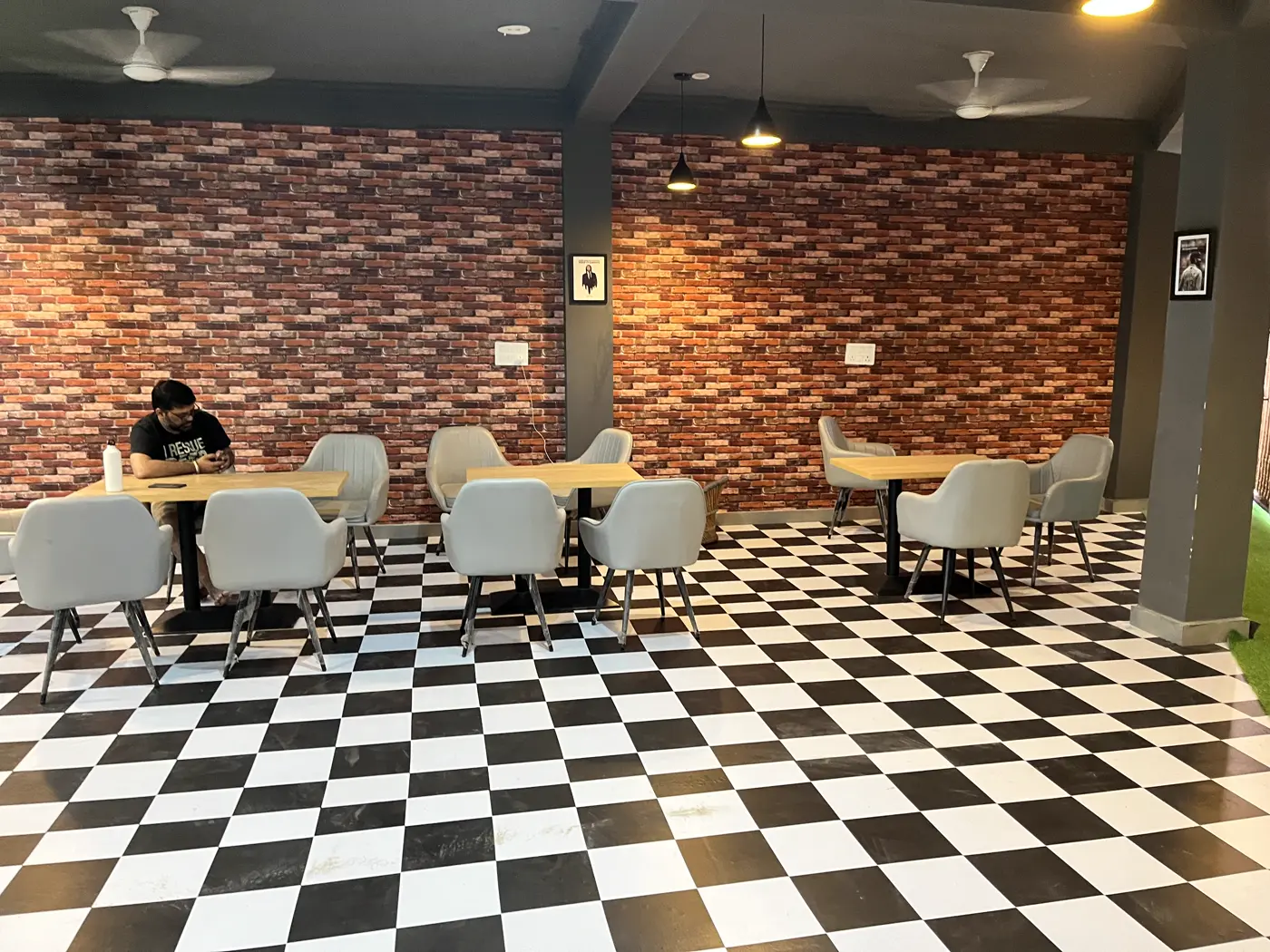 Cafe seating lounge at THE GAME PAVILION